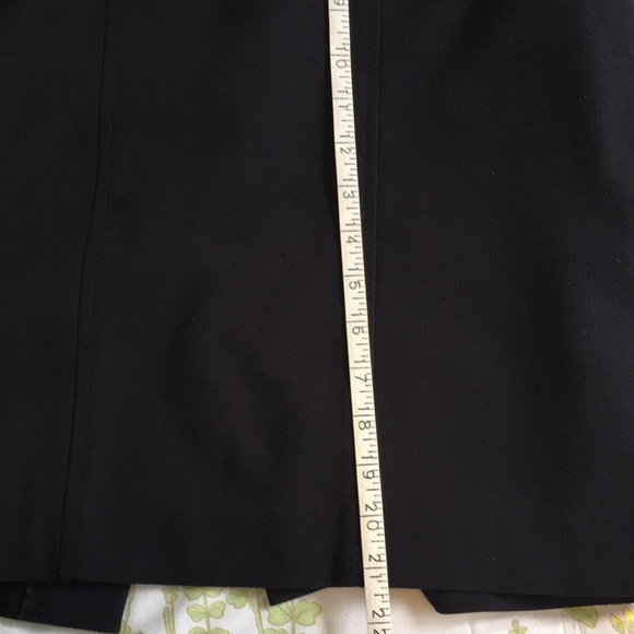 Laura black lined skirt - Picture 7 of 8
